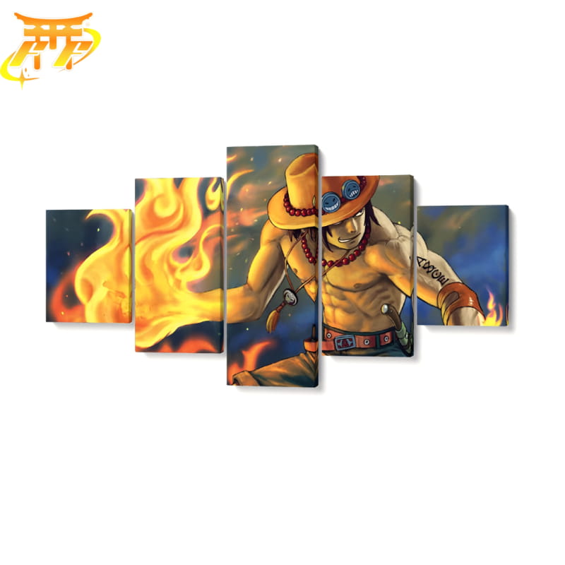 Ace Ingelijste Print - One Piece™