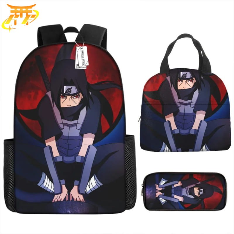 avec Trousse et Sacoche Itachi Uchiha Rugzak - Naruto Shippuden™