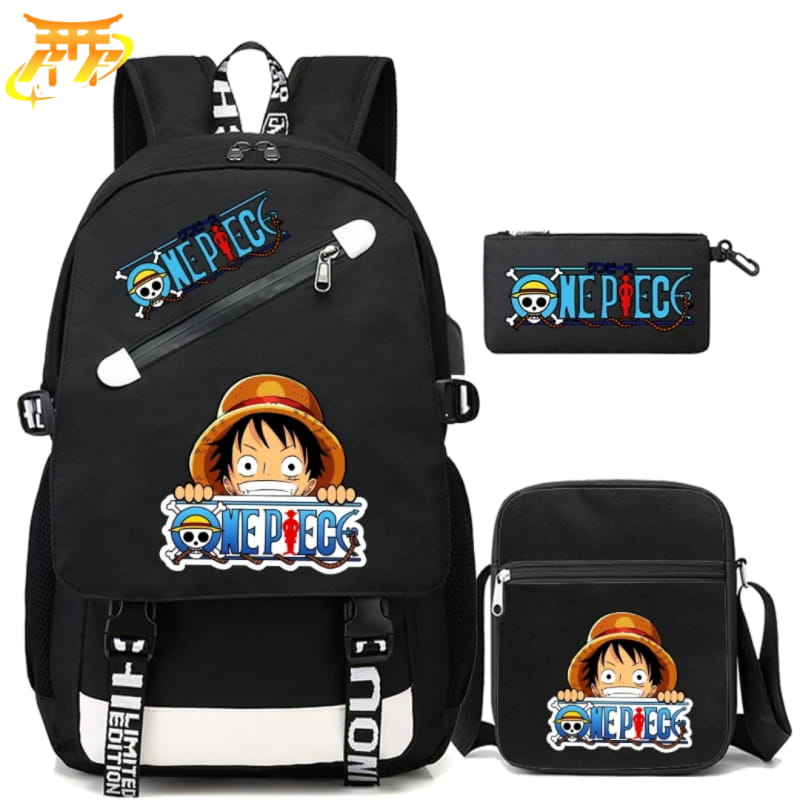 avec Trousse et Sacoche Logo Rugzak - One Piece™