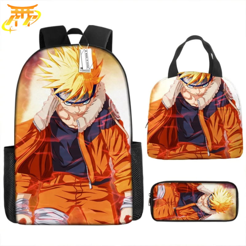 avec Trousse et Sacoche Naruto 2ème Forme Rugzak - Naruto Shippuden™