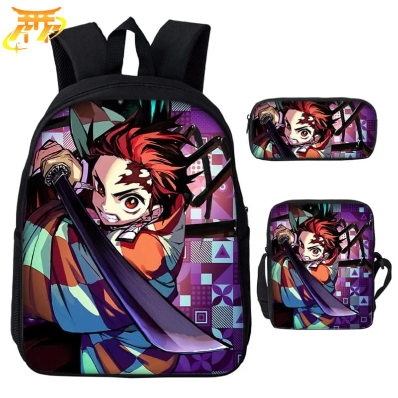 avec Trousse et Sacoche Tanjiro Kamado Rugzak - Demon Slayer™