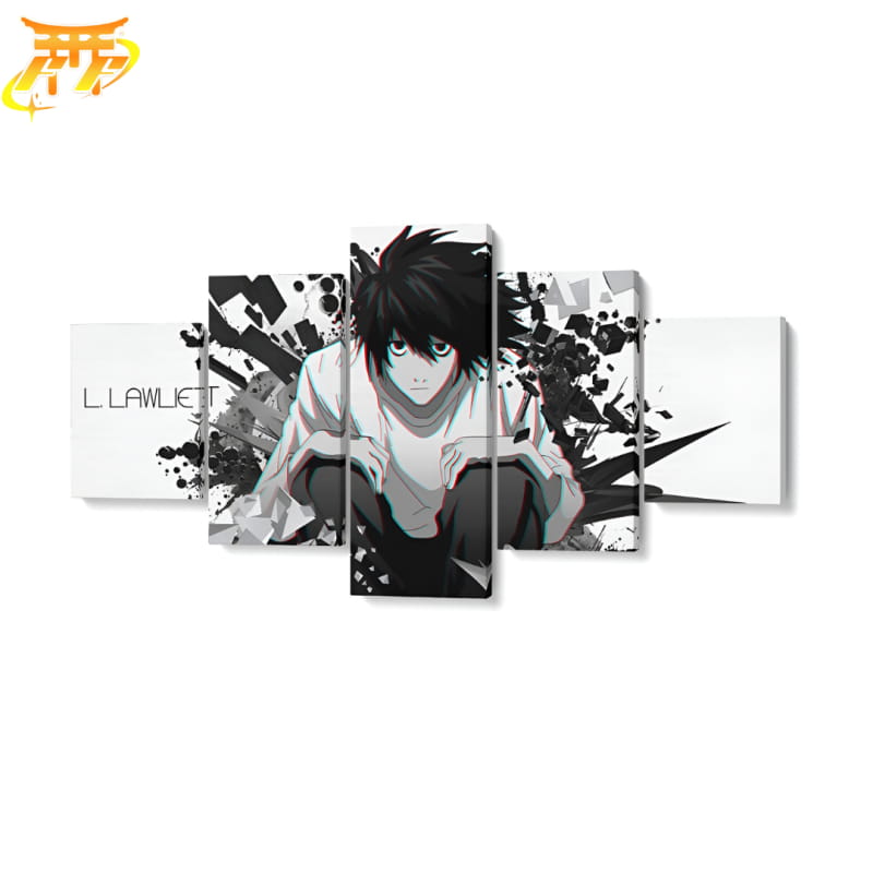de L Lawliet Ingelijste Print - Death Note™
