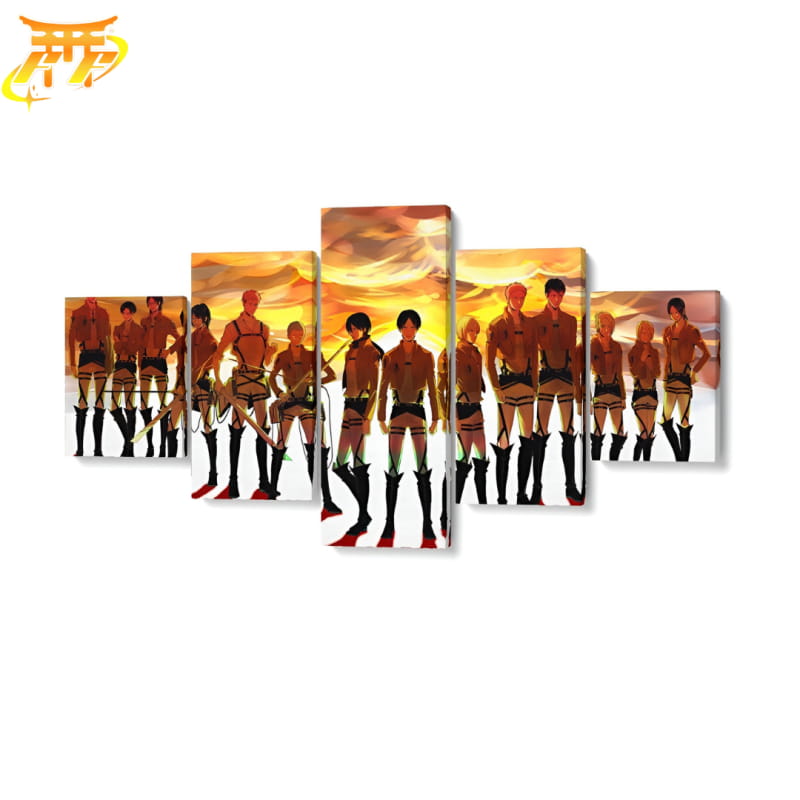 Dream Team Ingelijste Print - Attack on Titan™