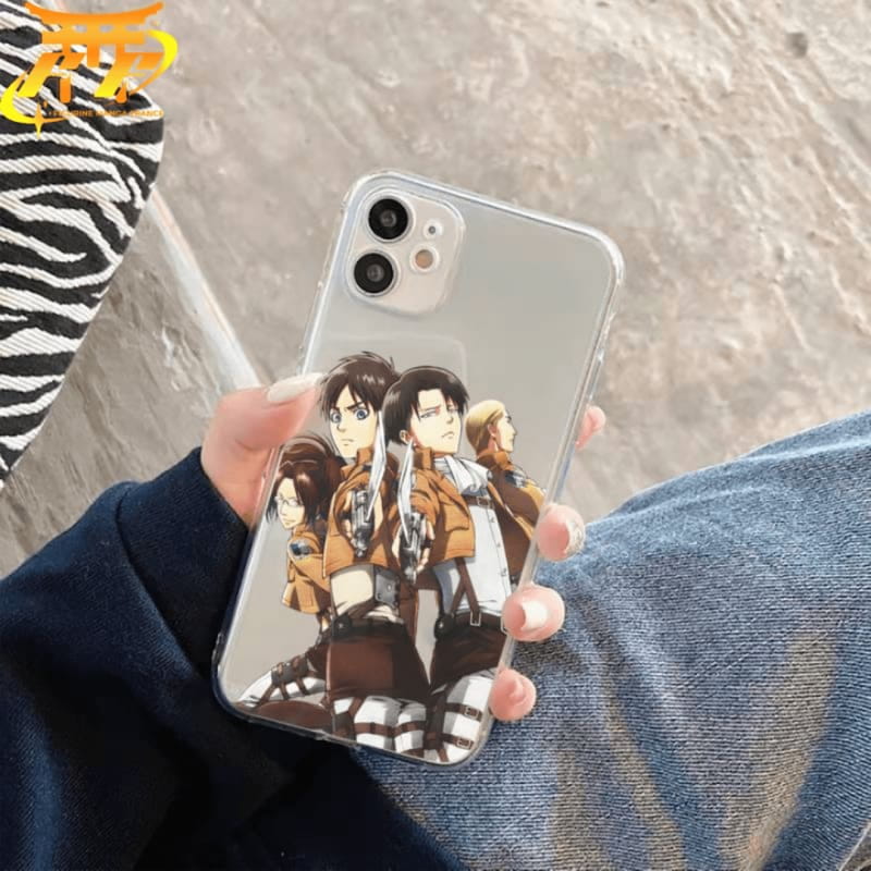 Eren, Hansi, Erwin et Livaï iPhone Hoesje - Attack on Titan™