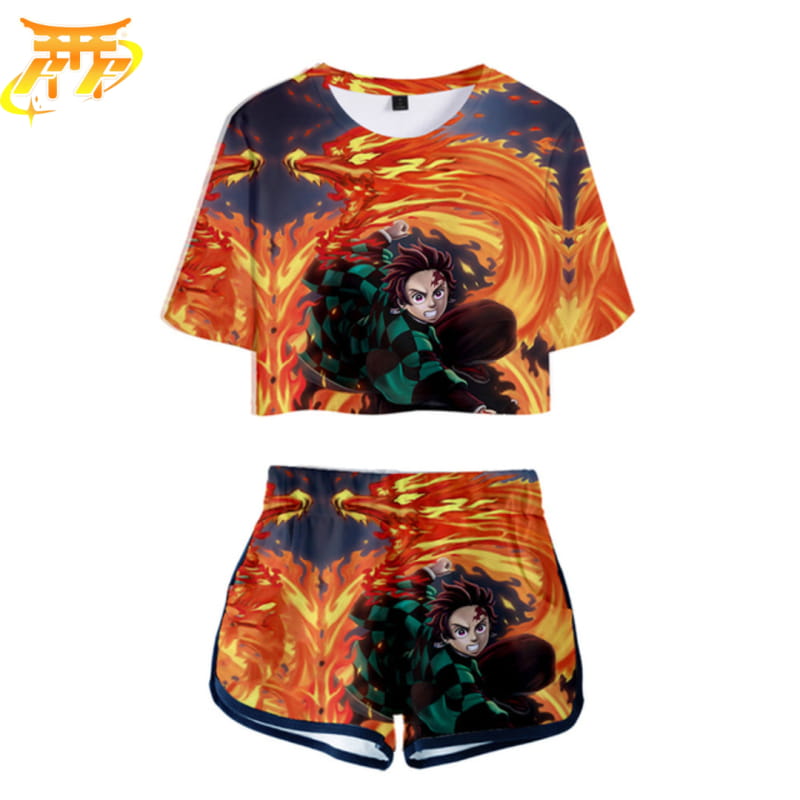 Femme Tanjiro Kamado Pyjama - Demon Slayer™