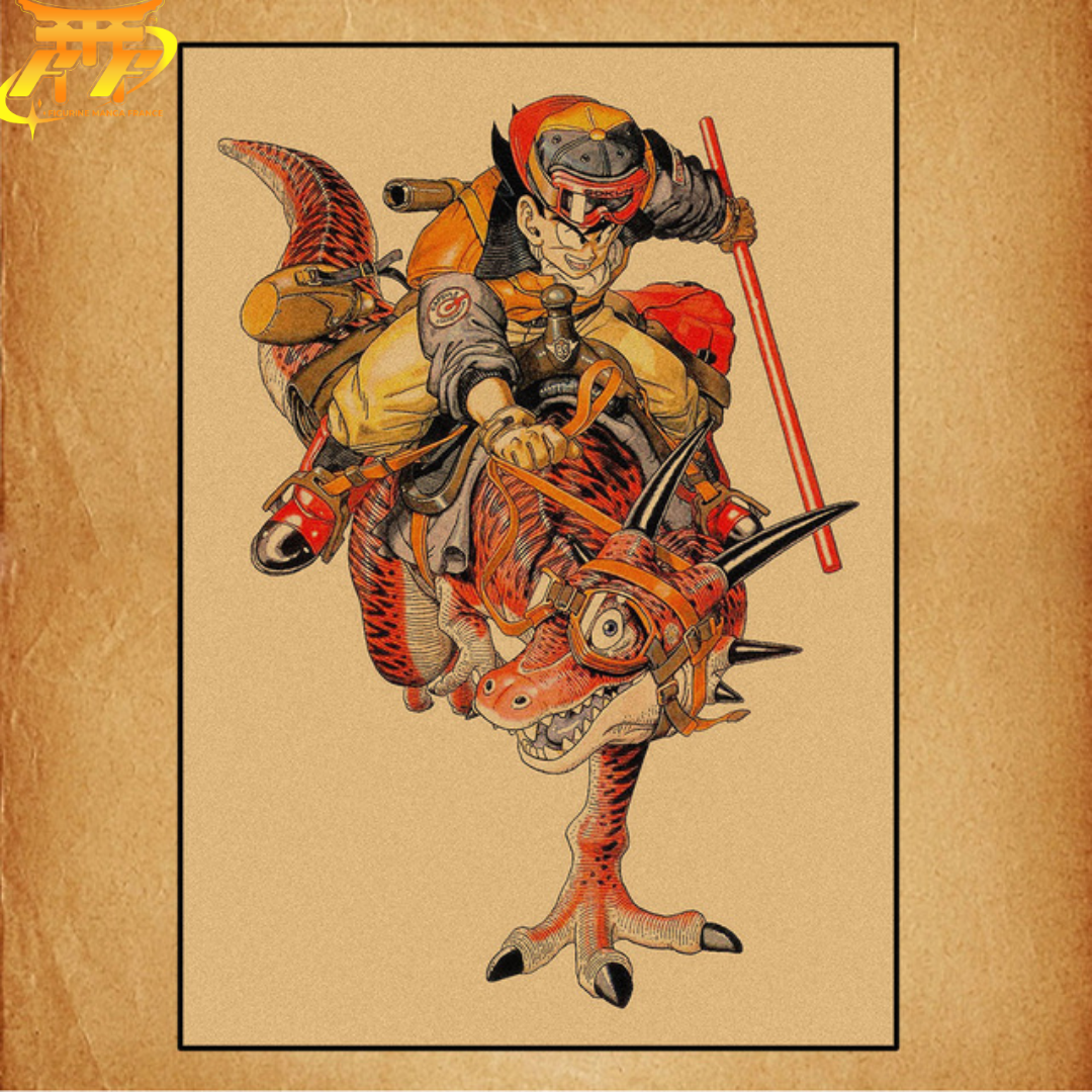 Goku "Dinosaure" Poster - Dragon Ball Z™
