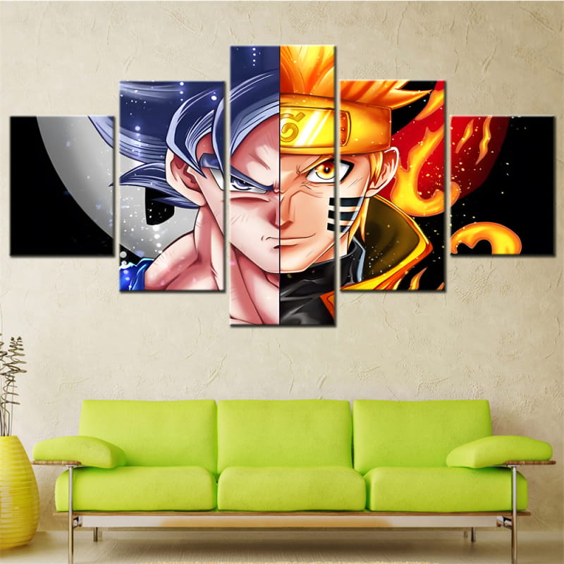 Goku x Naruto Ingelijste Print - Naruto Shippuden™