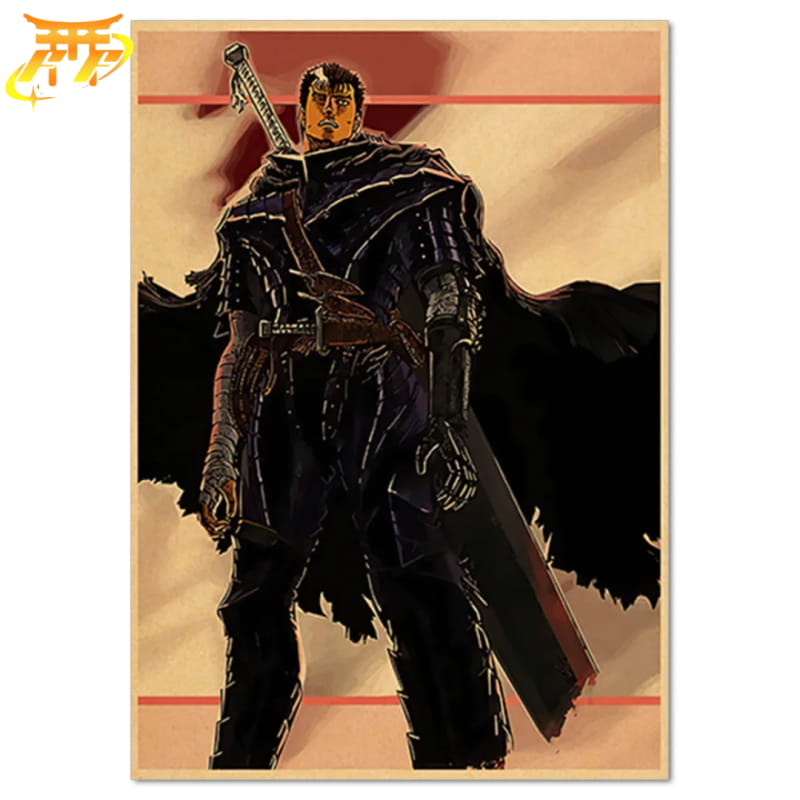 Guts "Le Guerrier Solitaire" Poster - Berserk™