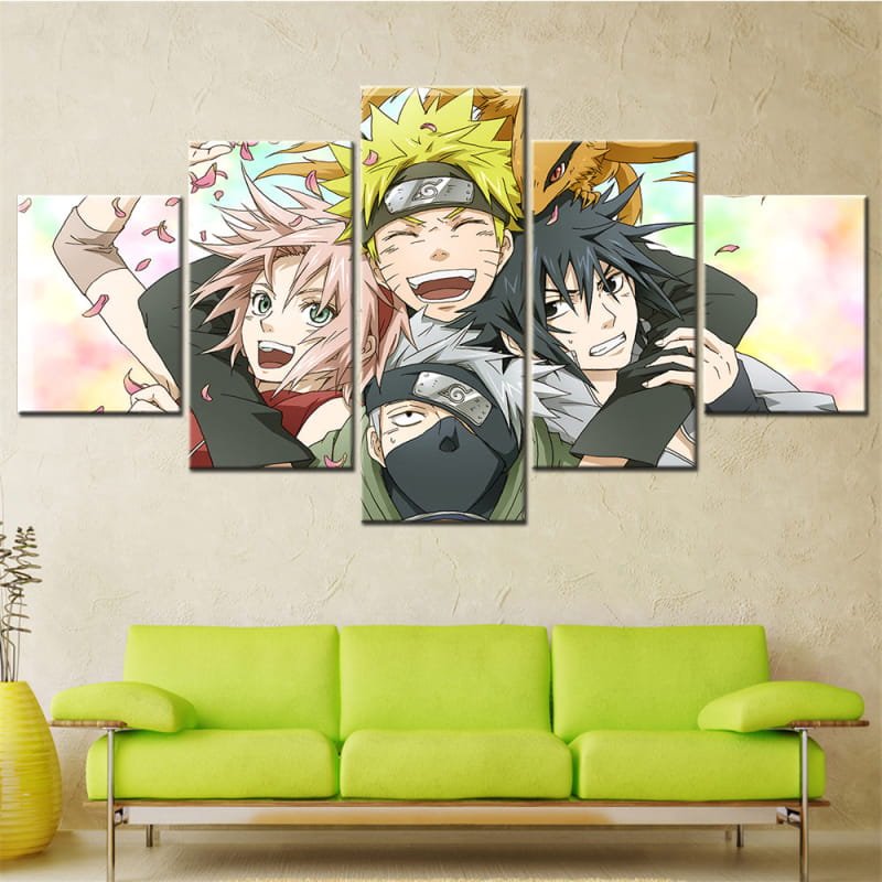 L'Equipe 7 Ingelijste Print - Naruto Shippuden™