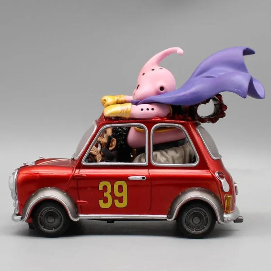 Majin Buu & Mr. Satan "Voiture Rouge" Figuur - Dragon Ball Z™