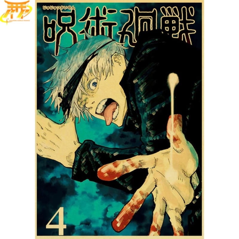 Satoru Gojo "6ième œil" Poster - Jujutsu Kaisen™