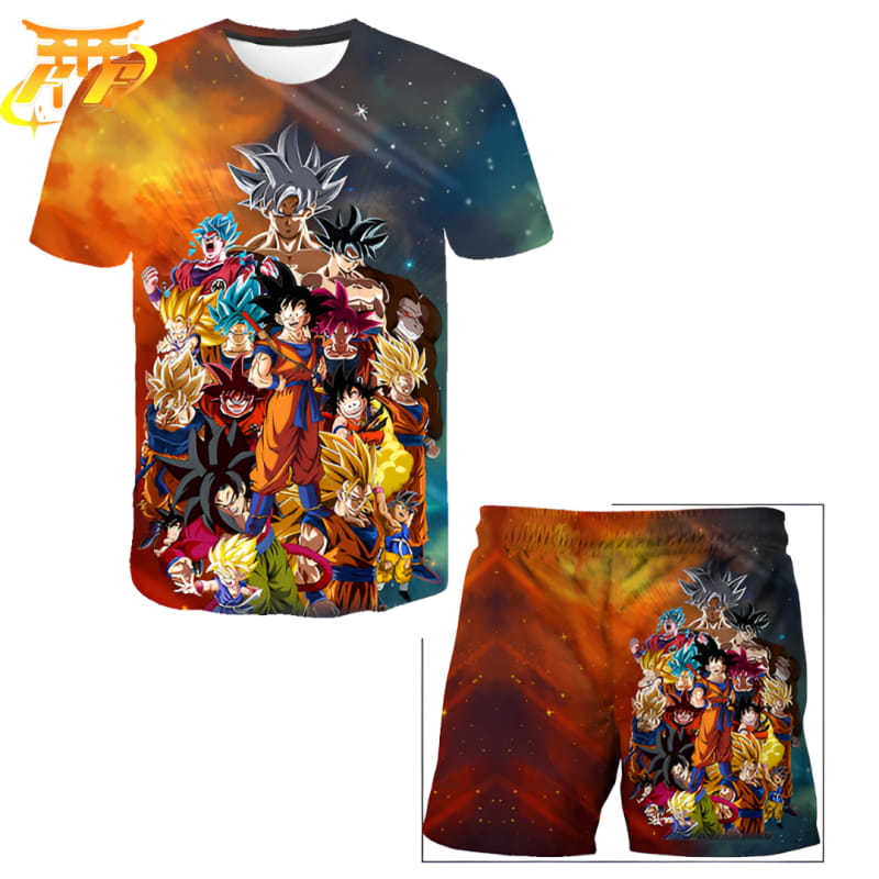 Short Goku's Transformations Pyjama - Dragon Ball Z™