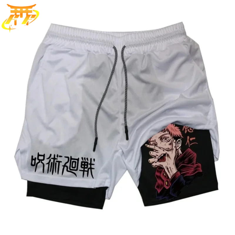 Sukuna Blanc et Noir Short - Jujutsu Kaisen™