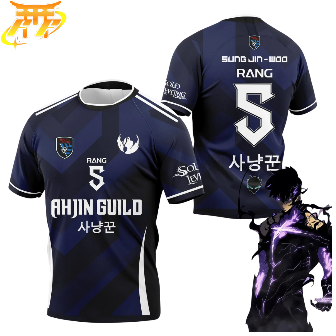 Sung Jin-Woo "Guilde Ahjin" Voetbalshirt - Solo Leveling™