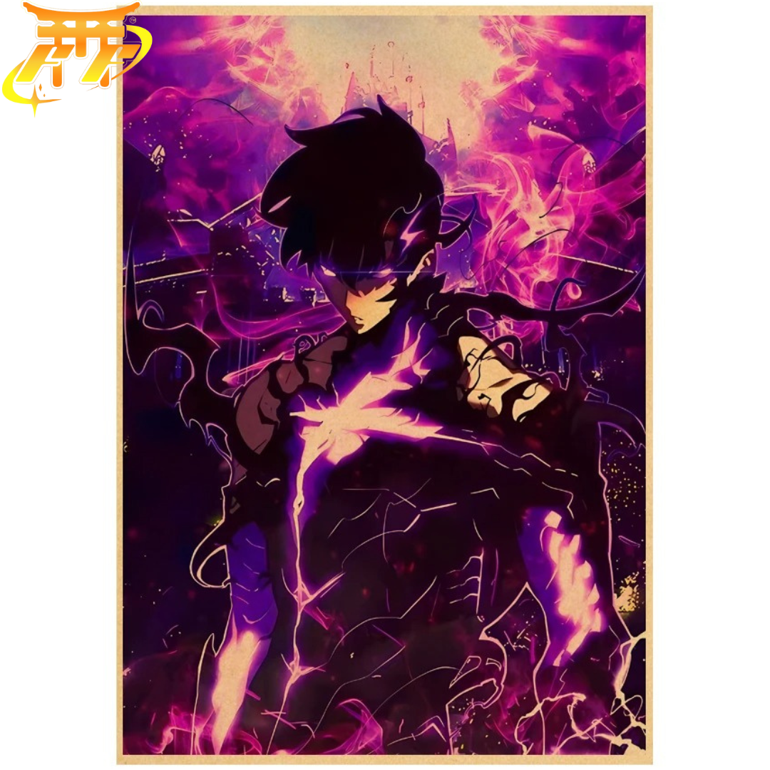 Sung Jinwoo "Ascension Du Monarque" Poster - Solo Leveling™