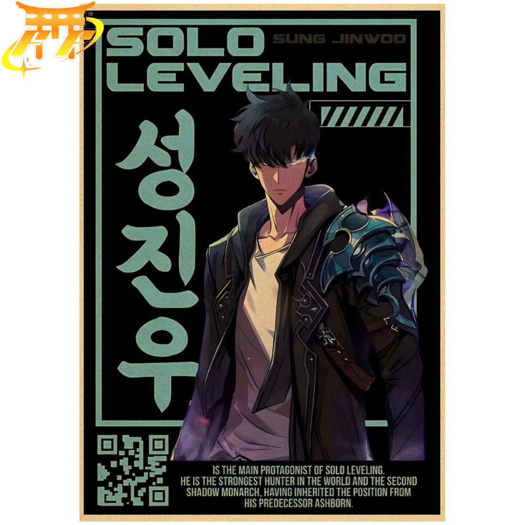 Sung Jinwoo "Chasseur Ultime" Poster - Solo Leveling™