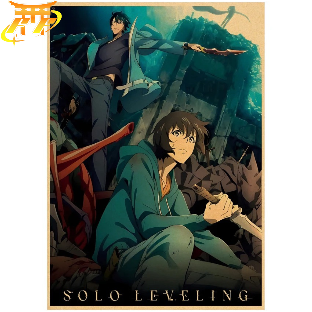 Sung Jinwoo "Début Du Donjon" Poster - Solo Leveling™