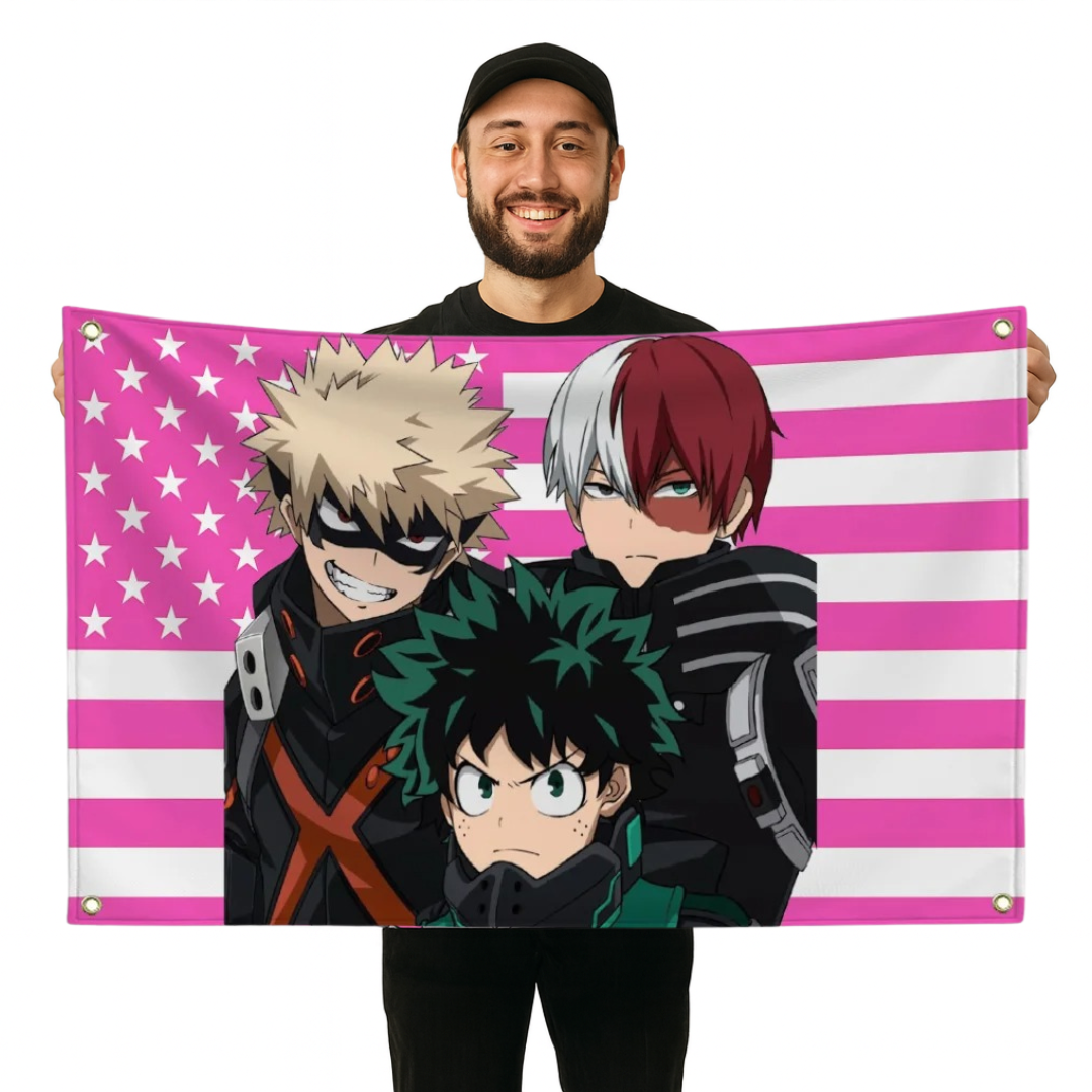 "Trio De Héros" Vlag - My Hero Academia™