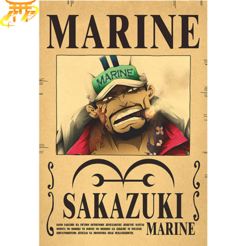 Wanted Akainu Poster - One Piece™