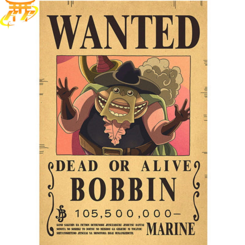 Wanted Bobbin Poster - One Piece™