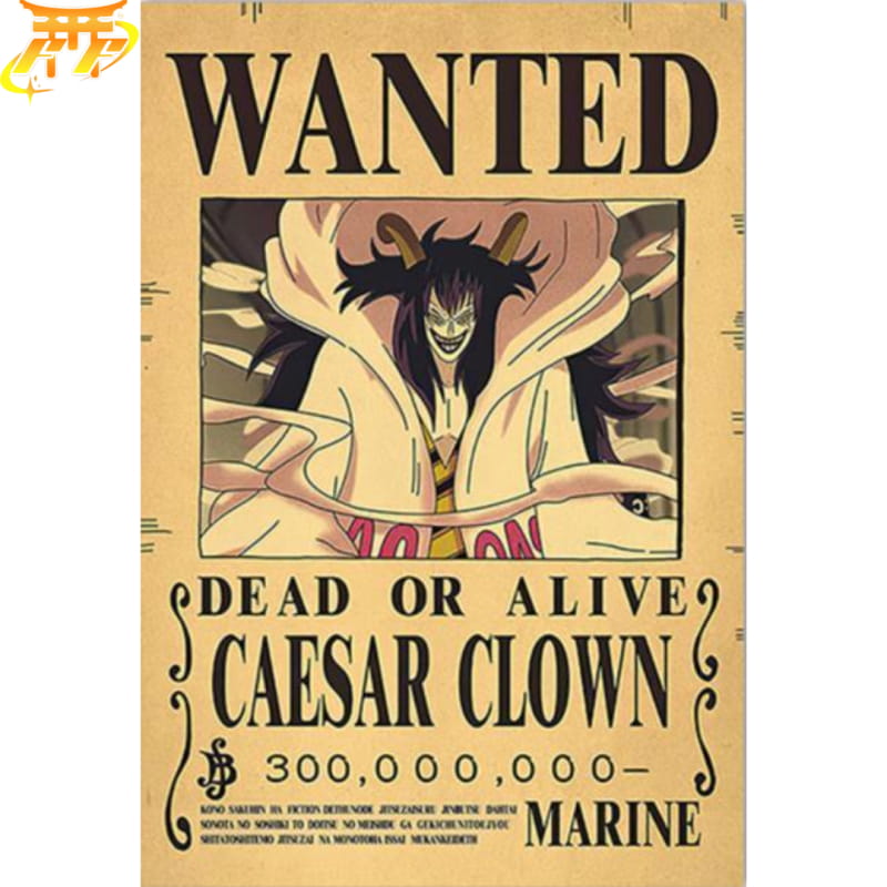 Wanted César Poster - One Piece™