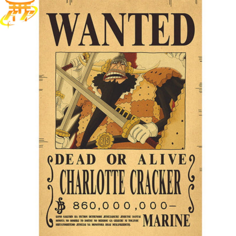 Wanted Cracker Poster - One Piece™