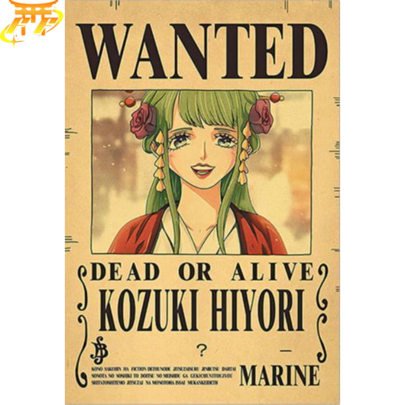 Wanted Hiyori Poster - One Piece™
