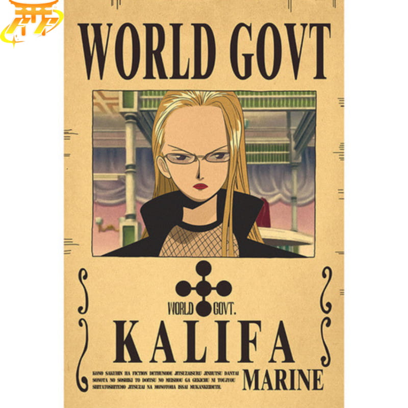 Wanted Kalifa Poster - One Piece™