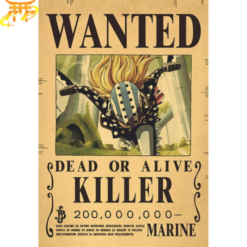 Wanted Killer Poster - One Piece™