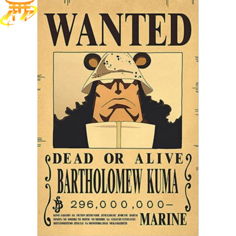 Wanted Kuma Poster - One Piece™