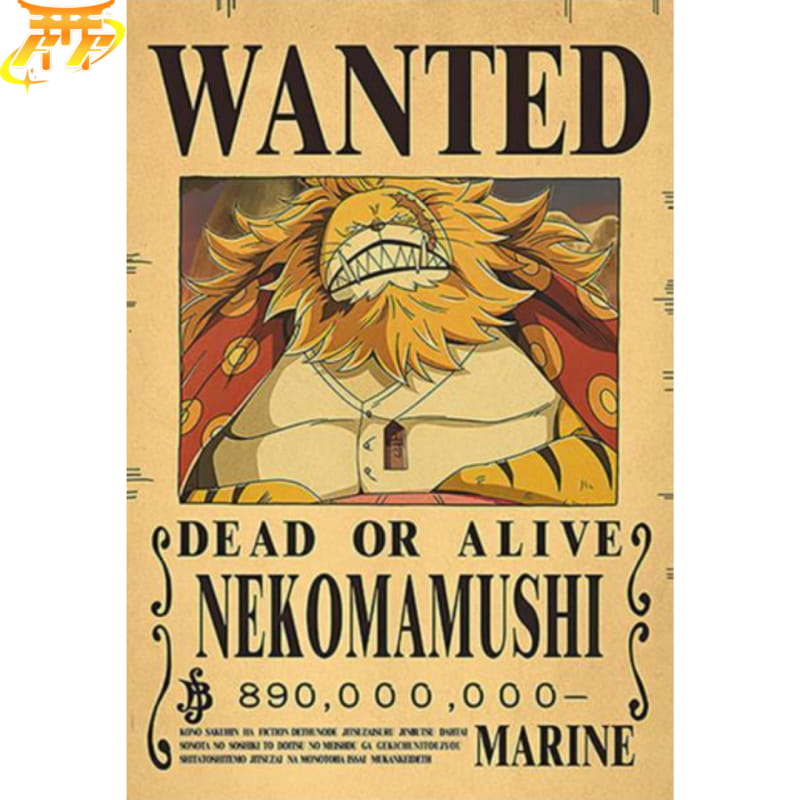 Wanted Nekomamushi Poster - One Piece™