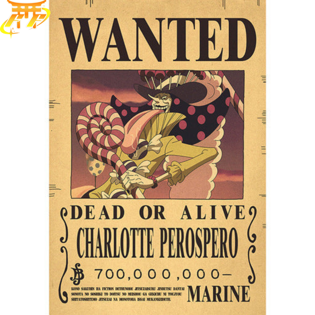 Wanted Perospero Poster - One Piece™