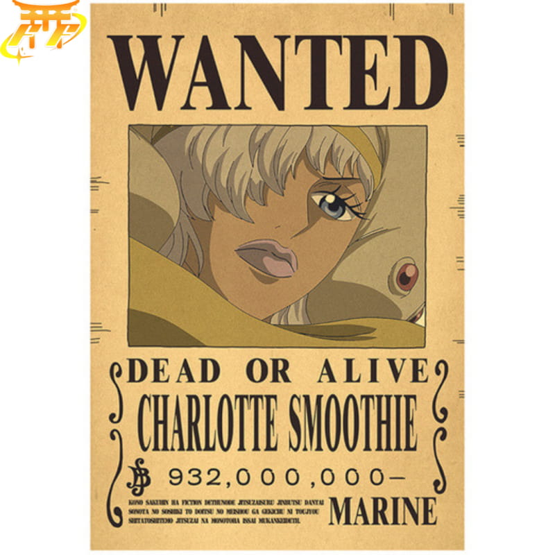 Wanted Smoothie Poster - One Piece™