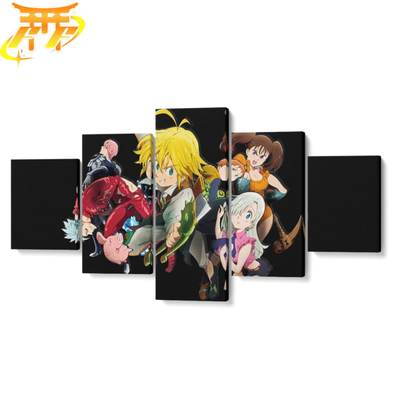 "7 Péchés Capitaux" Ingelijste Print - Seven Deadly Sins™
