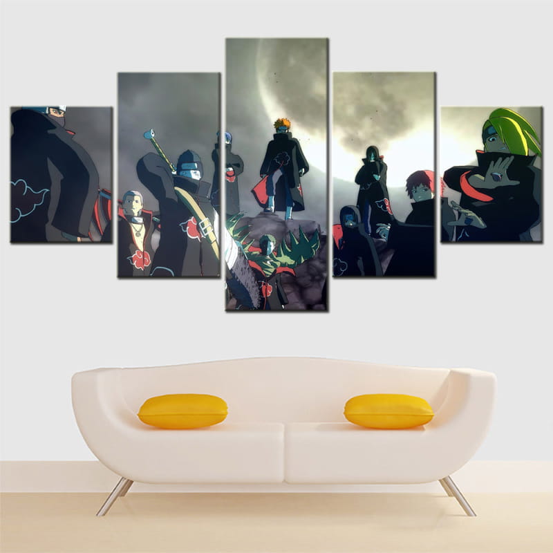 Akatsuki Storm 3 Ingelijste Print - Naruto Shippuden™
