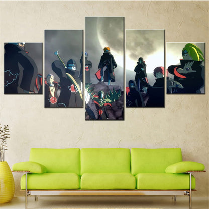 Akatsuki Storm 3 Ingelijste Print - Naruto Shippuden™