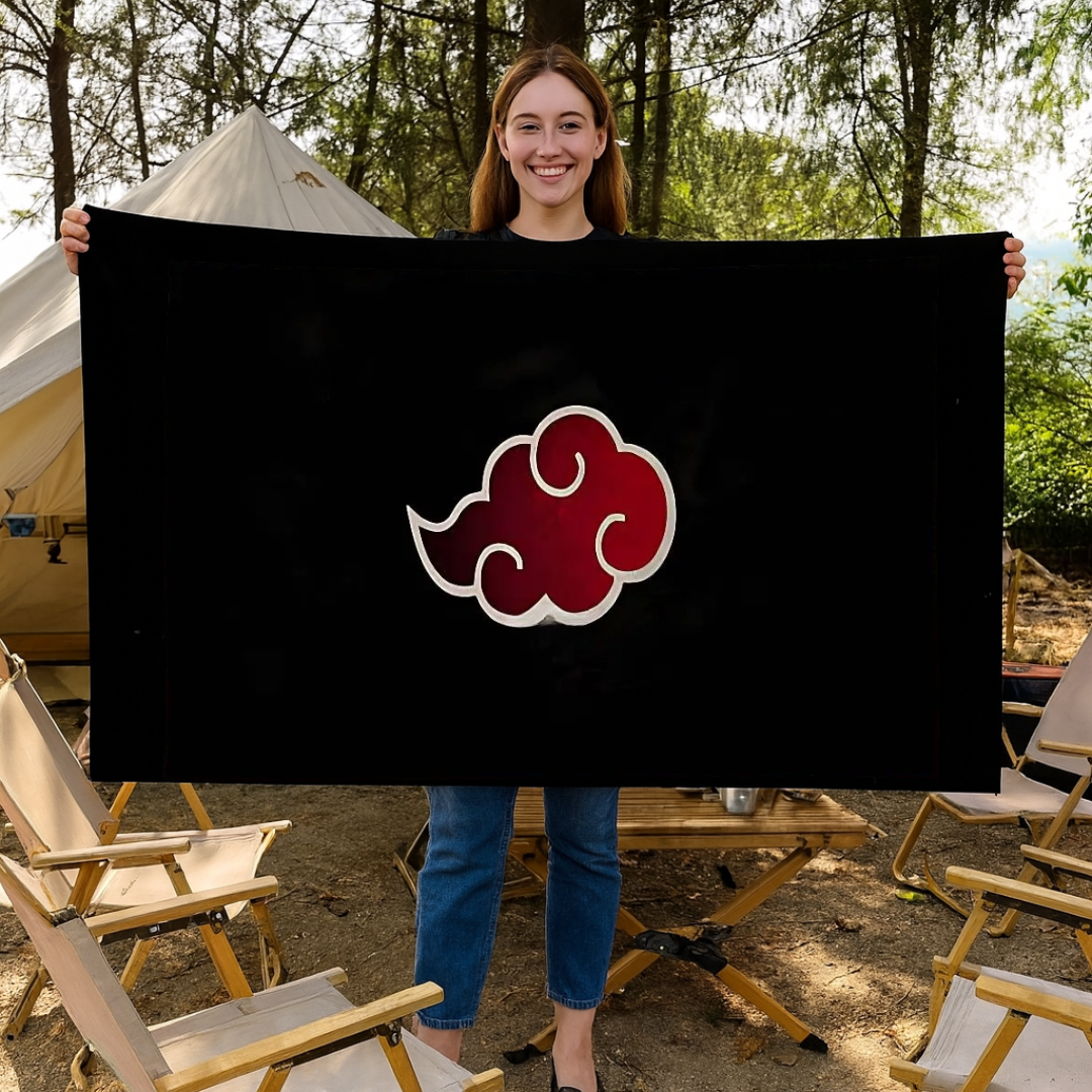 Akatsuki "Symbole Légendaire" Vlag - Naruto™
