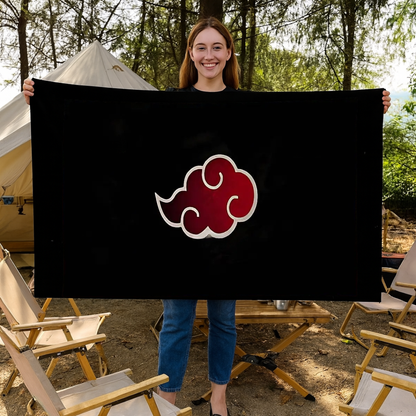 Akatsuki "Symbole Légendaire" Vlag - Naruto™