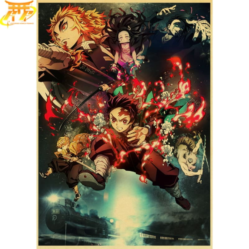 Arc du Train de l'infini "1ère partie" Poster - Demon Slayer™