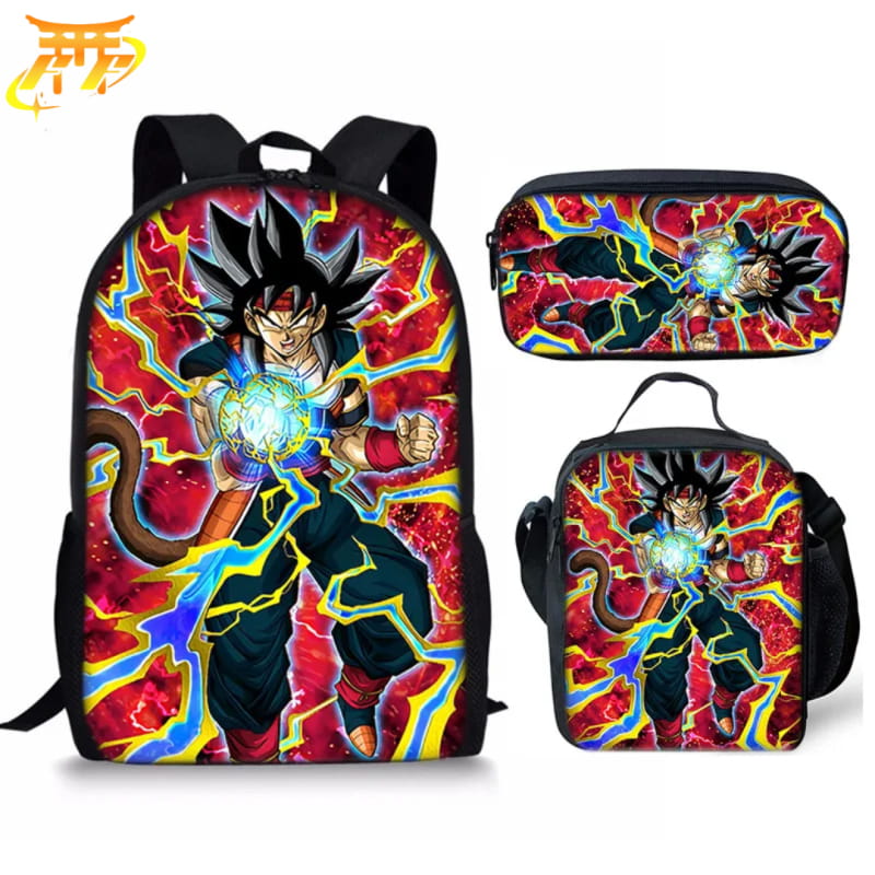avec Trousse et Sacoche Bardock Rugzak - Dragon Ball Z™