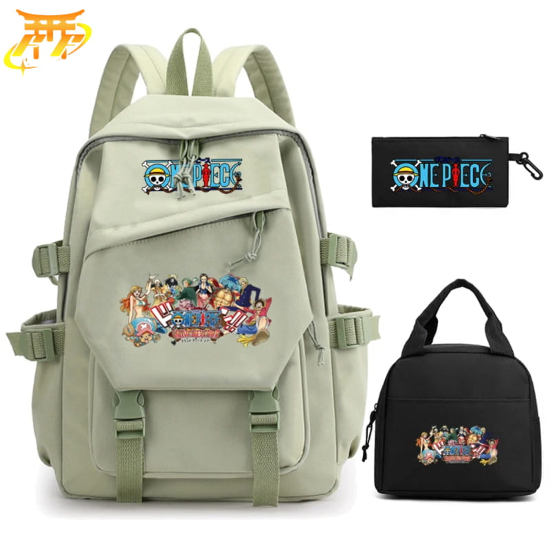 avec Trousse et Sacoche Équipage des Mugiwara Rugzak - One Piece™