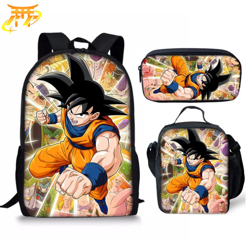 avec Trousse et Sacoche Goku vs Méchants Rugzak - Dragon Ball Z™