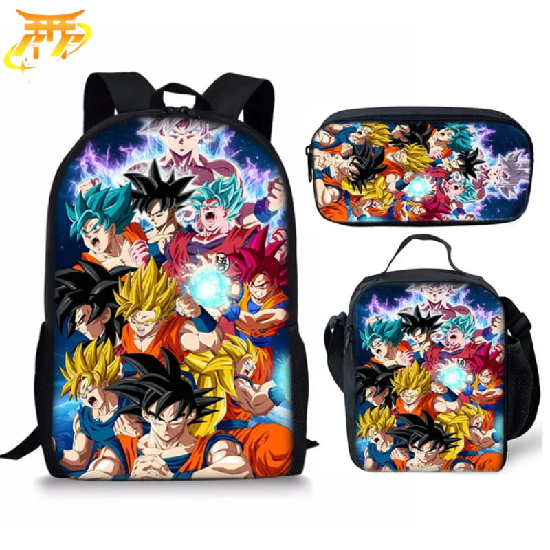 avec Trousse et Sacoche Goku's Transformations Rugzak - Dragon Ball Z™