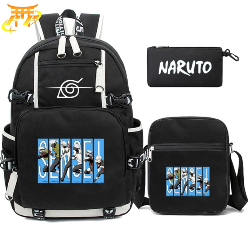 avec Trousse et Sacoche Kakashi Rugzak - Naruto Shippuden™