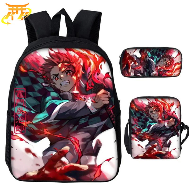 avec Trousse et Sacoche Le Souffle du Soleil Rugzak - Demon Slayer™