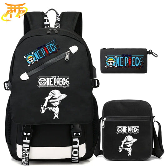 avec Trousse et Sacoche Monkey D. Luffy Rugzak - One Piece™