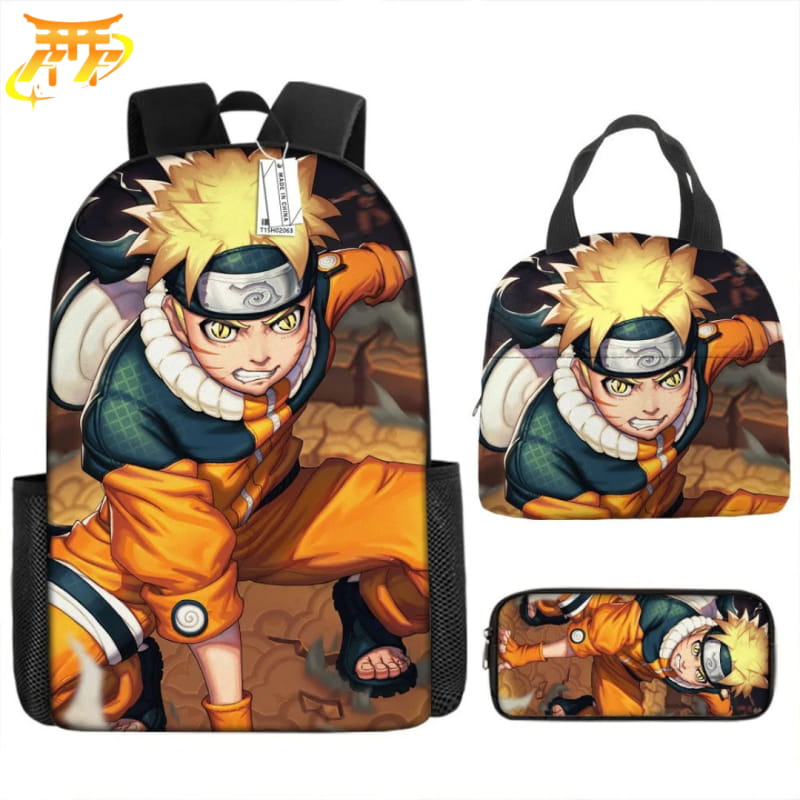 avec Trousse et Sacoche Naruto 1ère Forme Rugzak - Naruto Shippuden™