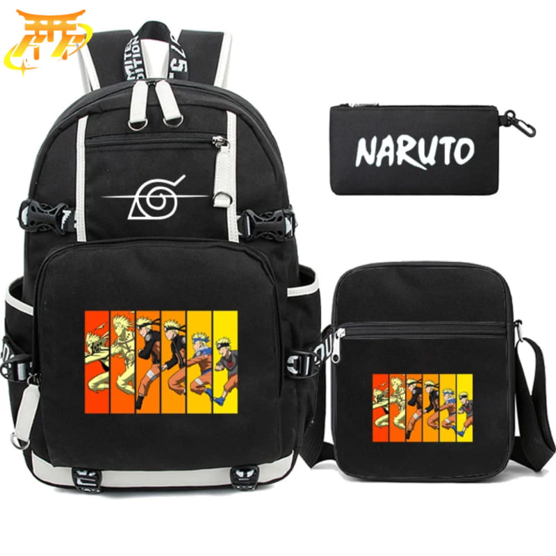 avec Trousse et Sacoche Naruto Uzumaki Rugzak - Naruto Shippuden™