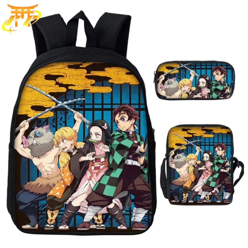 avec Trousse et Sacoche Pourfendeurs de Démon Rugzak - Demon Slayer™