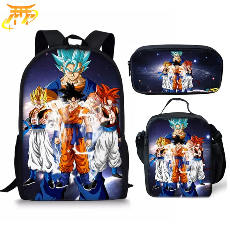 avec Trousse et Sacoche Super Goku Rugzak - Dragon Ball Z™